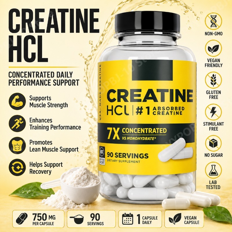 The Nutrition Fitness - Creatina HCl 750mg 90 Capsule Supporto
