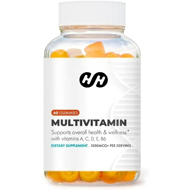 Multivitamin Gummy Adult - Gommose Multivitaminiche per Adulti, Supporto per