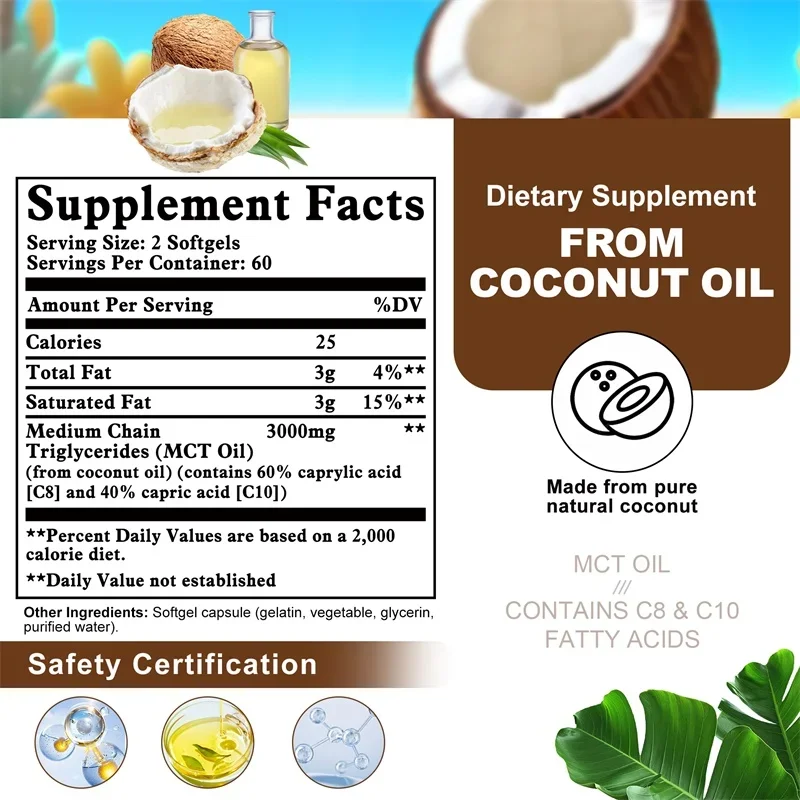 Integratore all'olio MCT: cont - Mct Oil Coconut recensione e prezzo