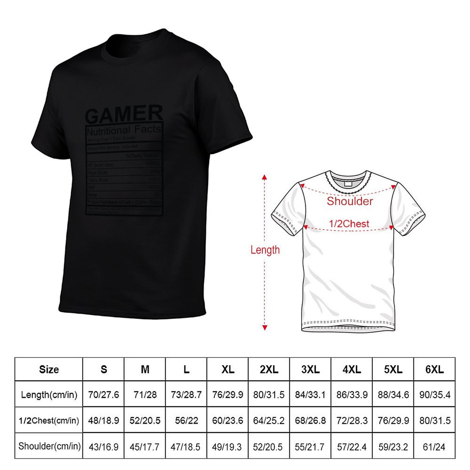 T-shirt con grafico delle info - The Nutrition Fitness recensione e prezzo