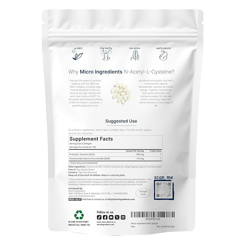 Capsule di NAC 600mg con Misce - Mct Oil Coconut recensione e prezzo
