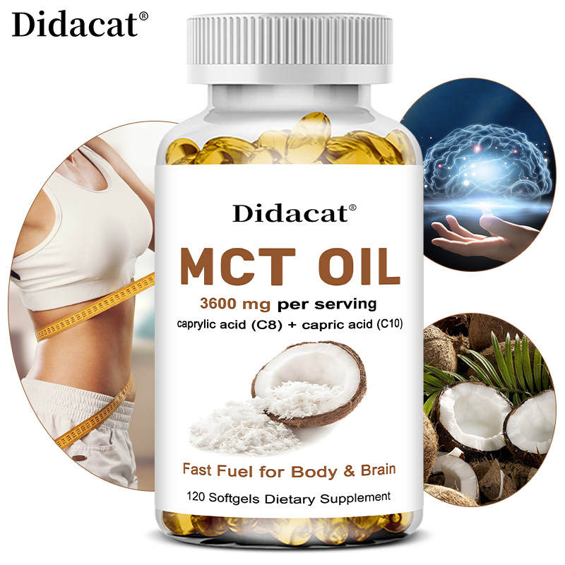 MCT Oil 3600 mg C8 C10 Capsule - Mct Oil Coconut recensione e prezzo