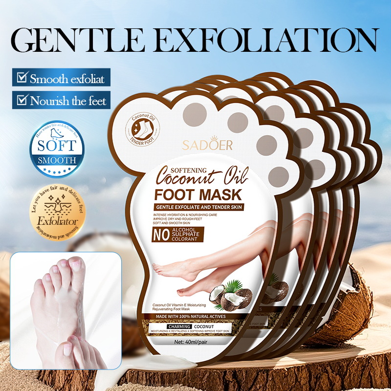 SADOER Maschera per i piedi al - Mct Oil Coconut recensione e prezzo